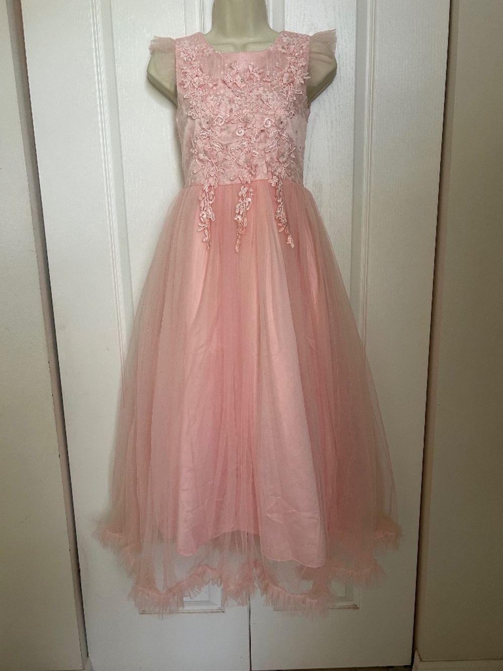 Girls Pink Gown